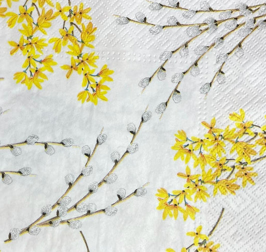 Flower Paper Luncheon Napkins 20 Pack #5179