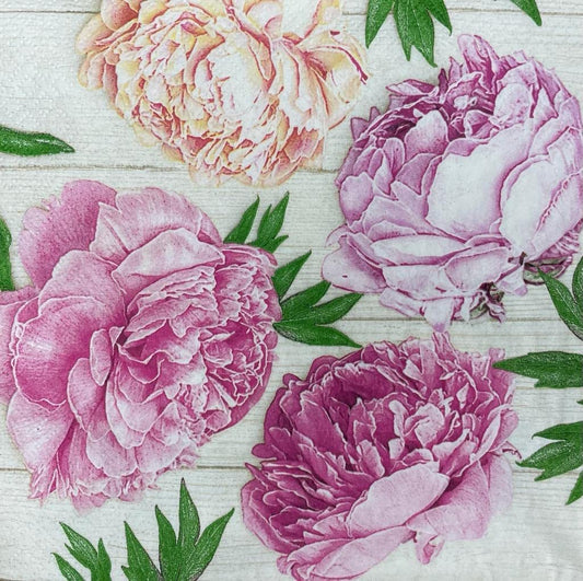 Flowers Paper Luncheon Napkins 20 Pack #5172