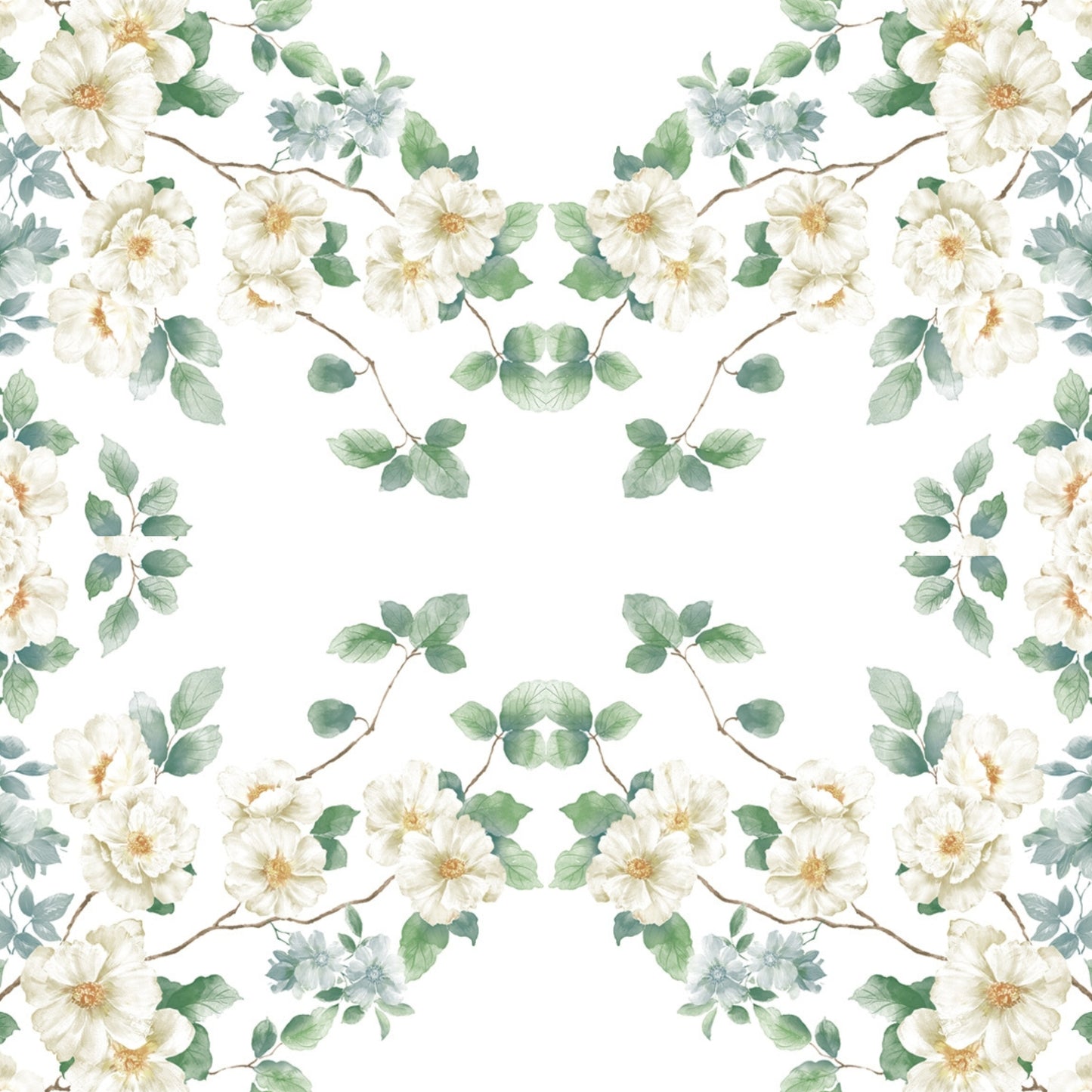 Flowers Napkins Apple Blossom Decorative Floral Paper Decoupage Napkin #5301