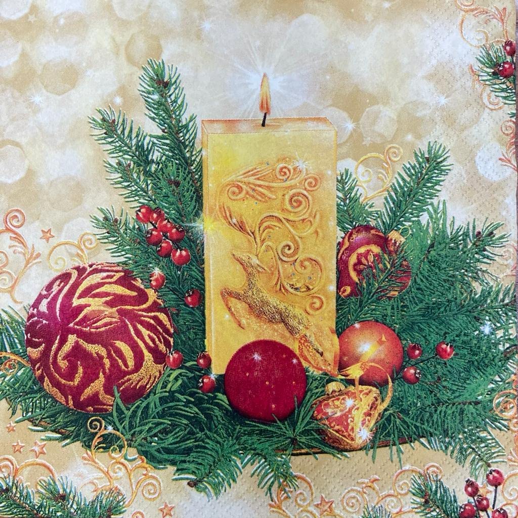 Christmas Paper Luncheon Napkins 20 Pack #2107