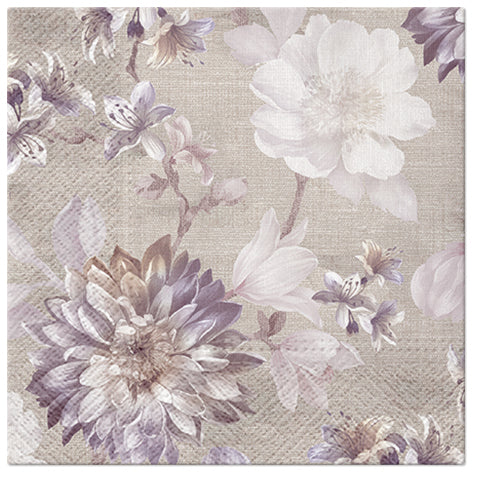 Flowers Paper Luncheon Napkins 20 Pack #5123